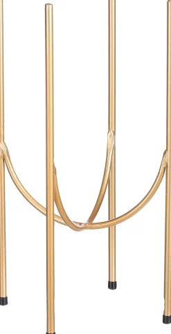 Online Mica Decorations Blumentopf-Ständer Kimo gold D 23,5 H 40 cm Blumenständer