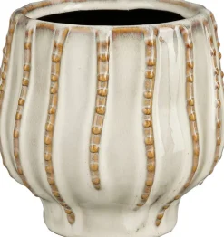 New Mica Decorations Blumentopf Cathy weiß D 12,5 H 11,5 cm Blumentöpfe & Pflanzgefäße|Blumentöpfe