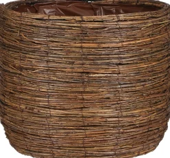 Mica Decorations Blumentopf Cargo D 36 H 30 cm braun Blumentöpfe|Blumentöpfe & Pflanzgefäße