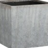Sale Mica Decorations Blumentopf Bravo 25 x 25 x 23 cm grau Blumentöpfe|Blumentöpfe & Pflanzgefäße