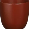 Outlet Mica Decorations Blumentopf Tusca D 13,5 H 13 cm dunkelbraun Blumentöpfe|Blumentöpfe & Pflanzgefäße