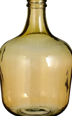 Online Mica Decorations Deko-Flasche Diego gelb D 27 cm H 42 cm Vasen & Krüge|Blumentöpfe & Pflanzgefäße