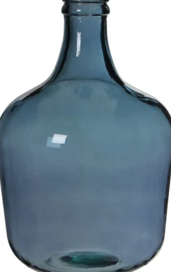 Best Mica Decorations Deko-Flasche Diego blau D 27 cm H 42 cm Blumentöpfe & Pflanzgefäße|Vasen & Krüge