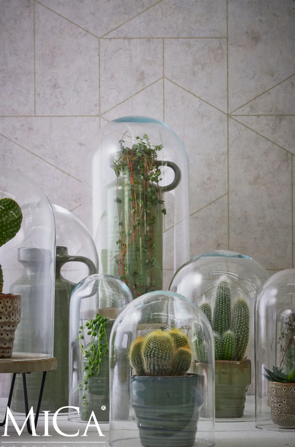 Sale Mica Decorations Glasglocke Hella transparent D 19 cm H 29 cm Glasglocken