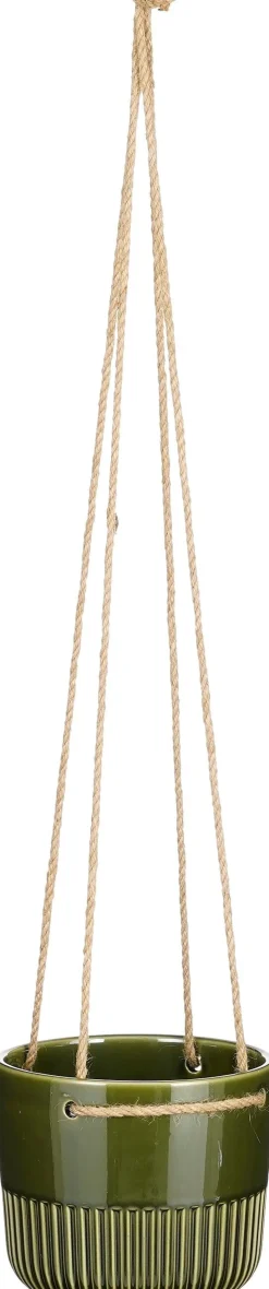 Sale Mica Decorations Hängetopf Primo grün D 17 H 16 cm Blumentöpfe & Pflanzgefäße|Blumenampeln & Hängetöpfe
