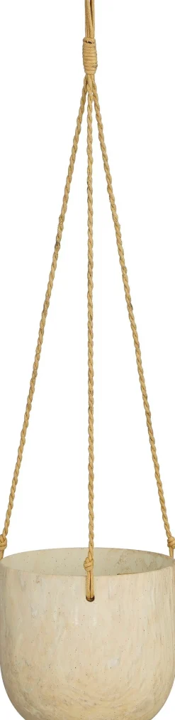 Hot Mica Decorations Hängetopf Trentino creme D 15 H 14 cm Blumenampeln & Hängetöpfe|Blumentöpfe & Pflanzgefäße