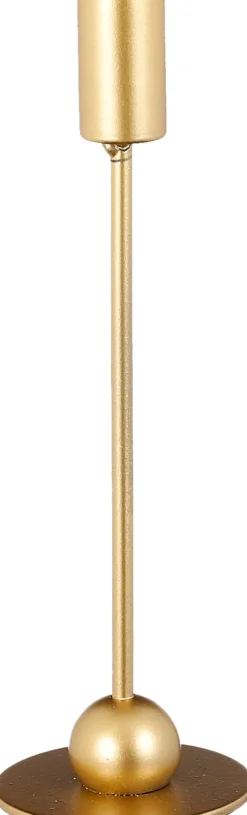 Best Mica Decorations Kerzenständer Gusto gold D 7 H 22 cm Kerzenständer