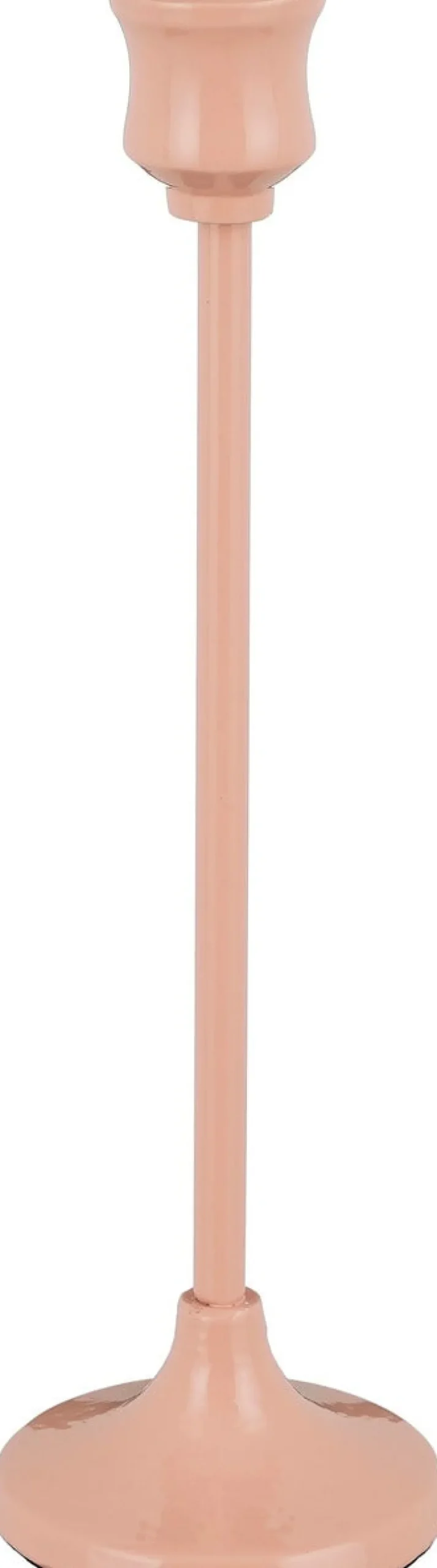 Outlet Mica Decorations Kerzenständer Tulli hellrosa D 8,5 H 30 cm Kerzenständer