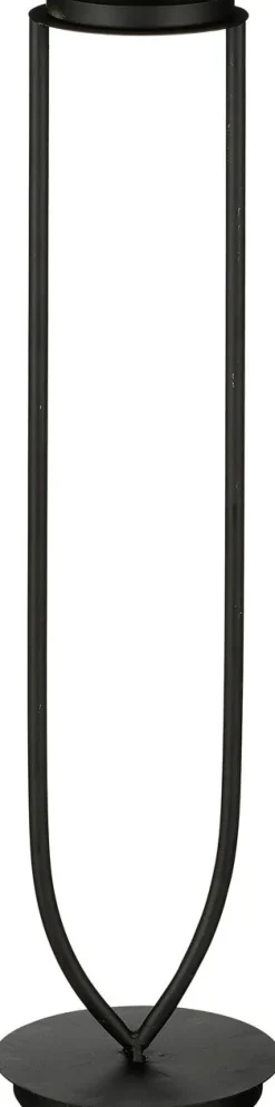Clearance Mica Decorations Kerzenständer Roba schwarz D 15 H 57 cm Kerzenständer