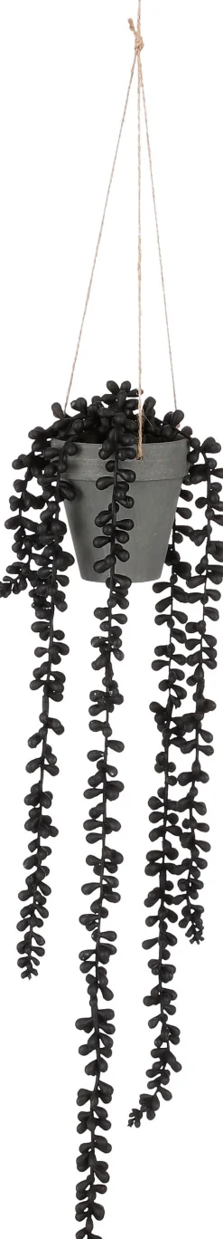 Clearance Mica Decorations Kunstpflanze Erbsenpflanze 56 x 9 x 9 cm zwart Künstliche Hängepflanzen