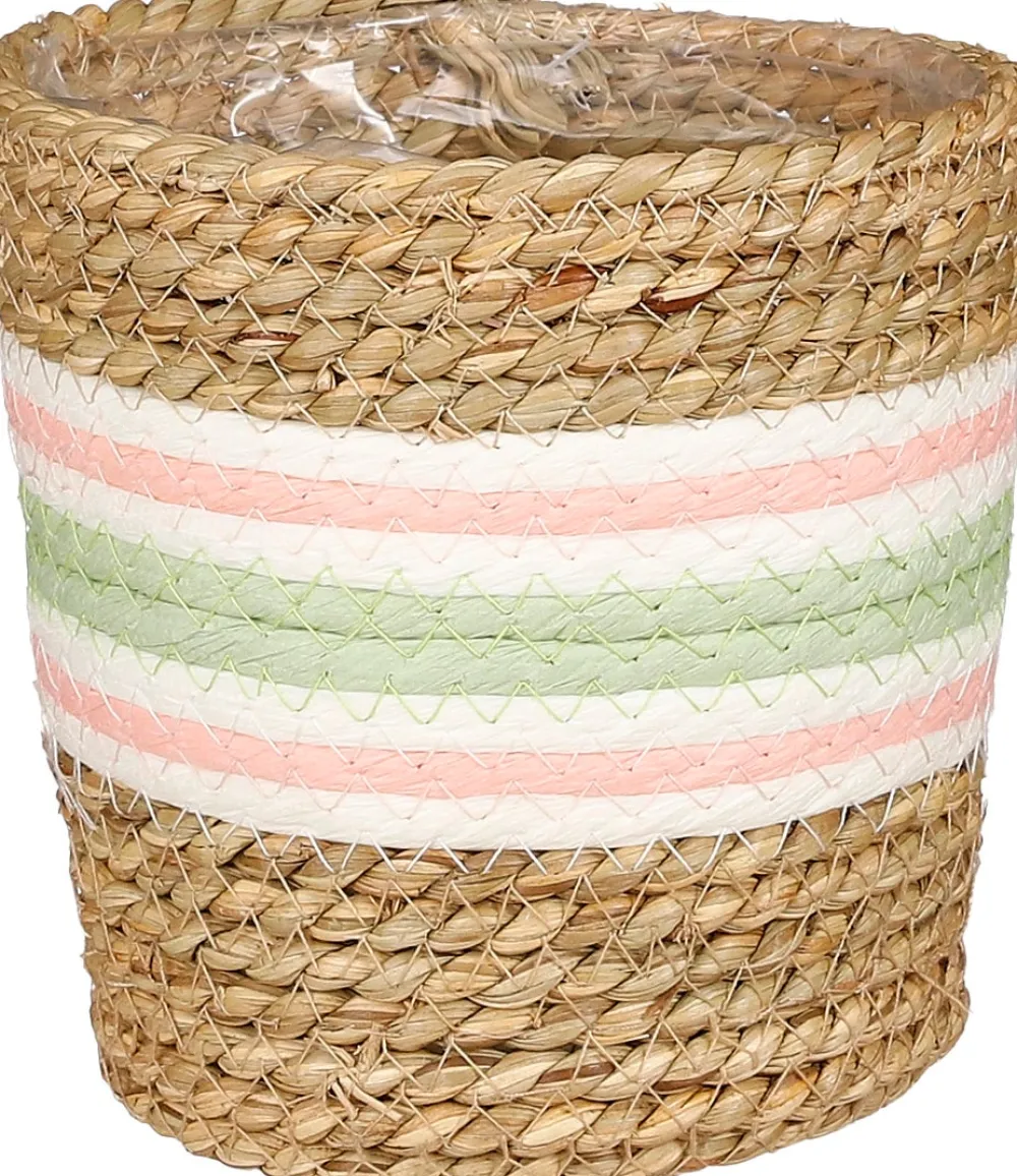 New Mica Decorations Pflanzkorb Rachel hellgrün D 14 H 14 cm Pflanzkörbe|Pflanzkörbe
