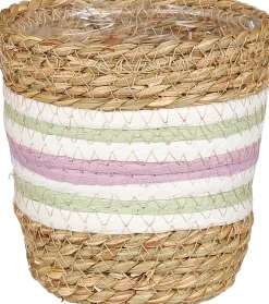 Mica Decorations Pflanzkorb Rachel lila D 12 H 12 cm Pflanzkörbe|Pflanzkörbe