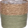 Online Mica Decorations Pflanzkorb Rachel grün D 18 cm H 18 cm Pflanzkörbe|Pflanzkörbe