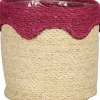 Clearance Mica Decorations Pflanzkorb Ella rosa D 20 H 20 cm Pflanzkörbe|Pflanzkörbe