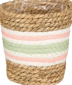 Hot Mica Decorations Pflanzkorb Rachel hellgrün D 12 H 12 cm Pflanzkörbe|Pflanzkörbe