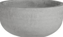 Outlet Mica Decorations Pflanzschale Cairo grau D 36 H 17 cm Blumentöpfe & Pflanzgefäße