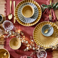 Discount Mica Decorations Schale gelb Pesca D 12,5 H 6 cm Geschirr & Gläser