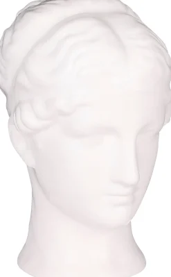 New Mica Decorations Skulptur Kopf weiß 19 x 13 x 22,5 cm Dekofiguren & -Objekte