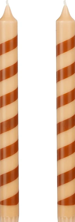 Best Mica Decorations Stabkerzen dunkelbraun 8 Std. 2 St. Stabkerzen