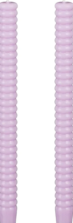 Clearance Mica Decorations Stabkerzen Twist violett 8,5 Std. 2 St. Stabkerzen