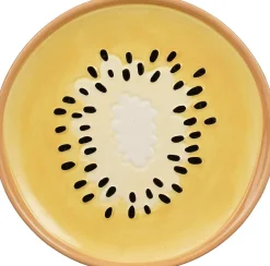 Discount Mica Decorations Teller Exotica grün D 20,5 H 2 cm Geschirr & Gläser