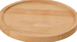 Online Mica Decorations Teller für Glasglocke Hella Holz hell D 26 cm H 2 cm Glasglocken