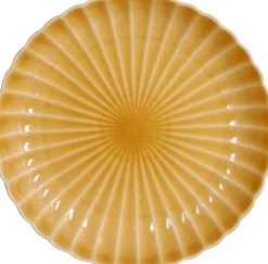 Sale Mica Decorations Teller gelb Pesca D 20,5 H 3 cm Geschirr & Gläser