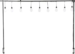 Clearance Mica Decorations Tischklemme Solar 250 x 1,5 x 110 cm Solar Gartenleuchten
