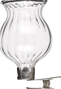 New Mica Decorations Vase Clip transparent D 4 cm H 6 cm Vasen & Krüge|Blumentöpfe & Pflanzgefäße