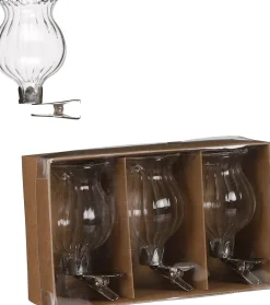 Online Mica Decorations Vase Clip klassisch transparent D 4 H 6 cm Vasen & Krüge|Blumentöpfe & Pflanzgefäße