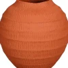 Outlet Mica Decorations Vase Kato rot D 27 H 26 cm Vasen & Krüge|Blumentöpfe & Pflanzgefäße