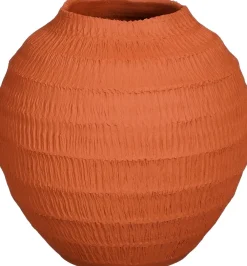 Outlet Mica Decorations Vase Kato rot D 27 H 26 cm Vasen & Krüge|Blumentöpfe & Pflanzgefäße