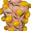 Sale Mica Decorations Vase Melika rosa / gelb D 35 H 37,5 cm Vasen & Krüge|Blumentöpfe & Pflanzgefäße