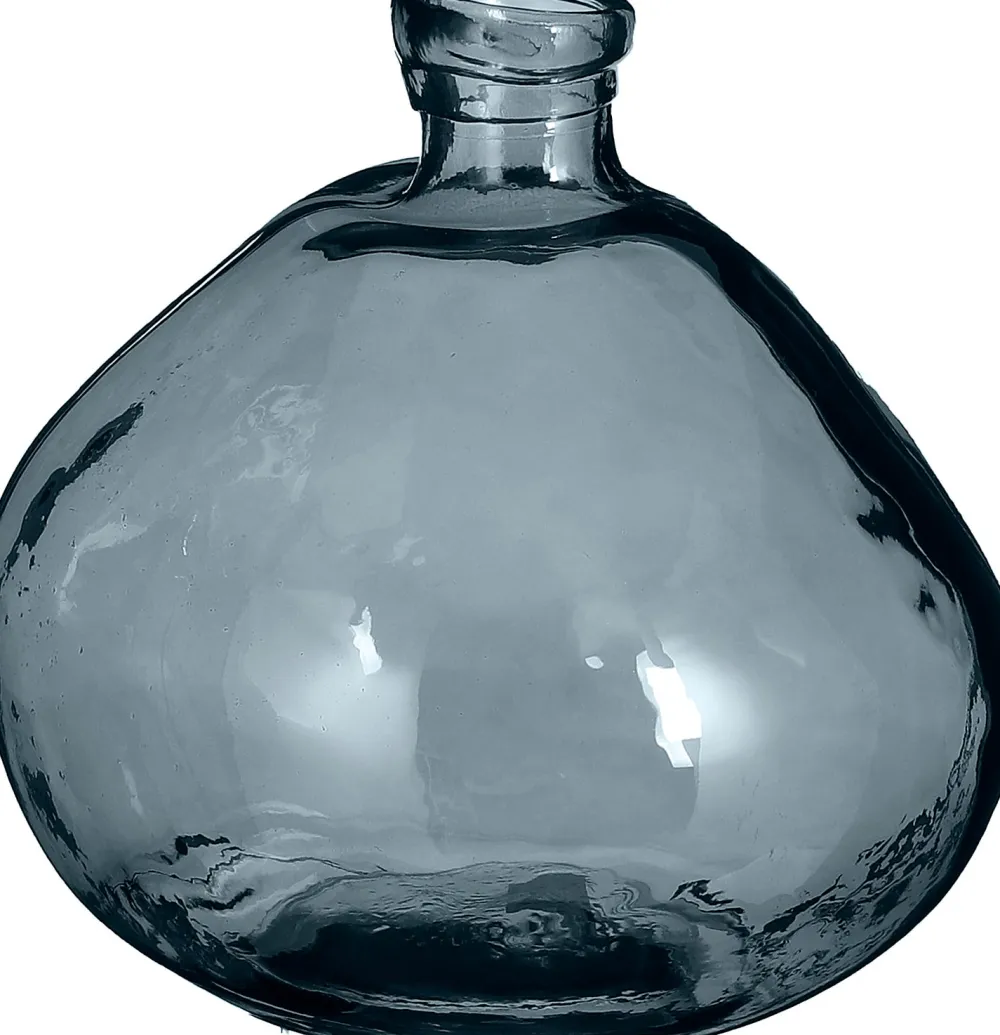 Online Mica Decorations Vase Organic blau D 33 H 33 cm Vasen & Krüge|Blumentöpfe & Pflanzgefäße