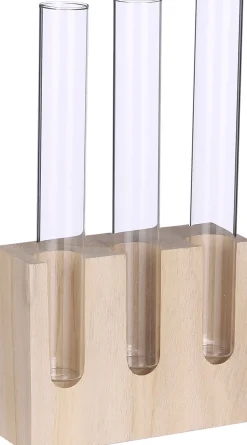 Online Mica Decorations Vase Stephen transparent;braun 18 x 13 x 23 cm Vasen & Krüge|Blumentöpfe & Pflanzgefäße