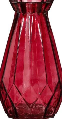 Clearance Mica Decorations Vase Zena rot D 14 H 24 cm Vasen & Krüge|Blumentöpfe & Pflanzgefäße
