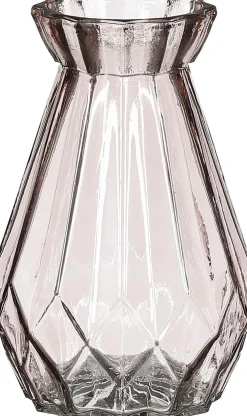 Best Mica Decorations Vase Zena rosa D 9,5 H 15 cm Vasen & Krüge|Blumentöpfe & Pflanzgefäße