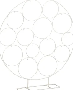 Discount Mica Decorations Weihnachtskugelständer weiß 58 x 10 x 64 cm Weihnachtskugelständer