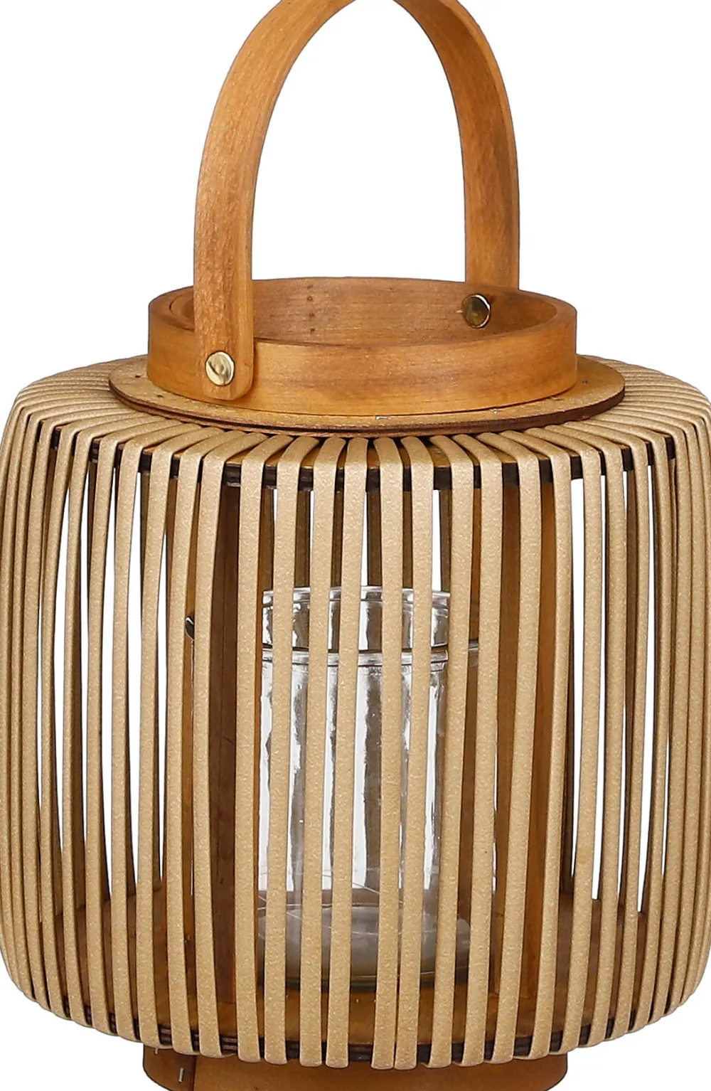 Best Mica Decorations Wichtlicht Harvard braun D 20 H 23 cm Laternen & Windlichter