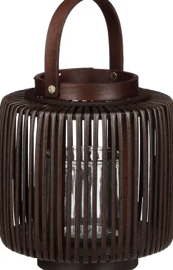 Online Mica Decorations Wichtlicht Harvard braun D 20 H 23 cm Laternen & Windlichter