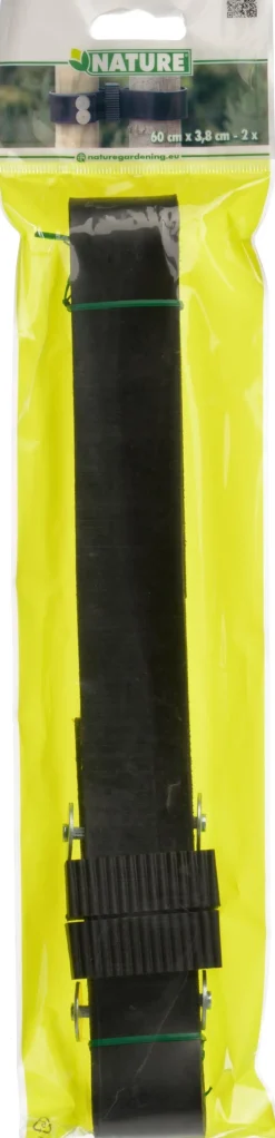 Clearance Nature Baumbinder Gummi/Canvas 60 x 3,8 cm 2 St. Rankhilfen|Bindematerial