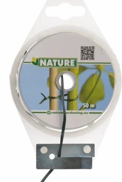Online Nature Bindedraht mit Metallkern 100 m grün Rankhilfen|Bindematerial