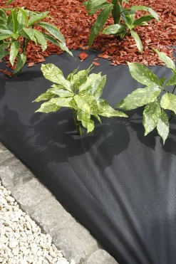 New Nature Bodenabdeckvlies 1 x 10 m 50 g/m² schwarz Vlies & Folien