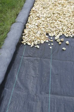 Clearance Nature Gartenvlies / Unterbodengewebe 2 x 5 m schwarz Vlies & Folien