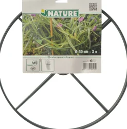 Online Nature Pflanzenstützen D 40 cm 3 St. Rankhilfen|Pflanzenstützen