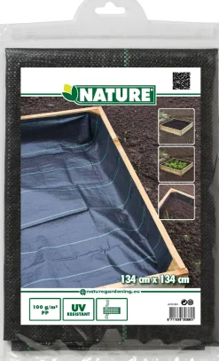 Clearance Nature Unkrautvlies 1,34 x 1,34 m 100 g/m2 zwart Vlies & Folien
