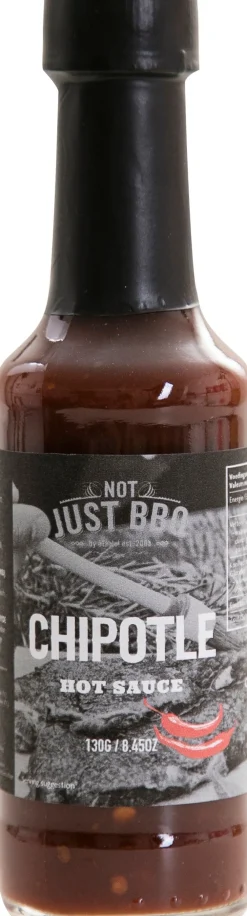 Clearance Not Just BBQ Barbecue Hot Sauce Chipotle scharf 130 ml Schmankerl & Leckerbissen