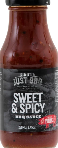 Not Just BBQ Barbecue Sauce Sweet & Spicy 225 ml Schmankerl & Leckerbissen