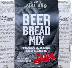 Outlet Not Just BBQ Bier-Brotbackmischung Tomate, Basilikum, Knoblauch 500 g Backen