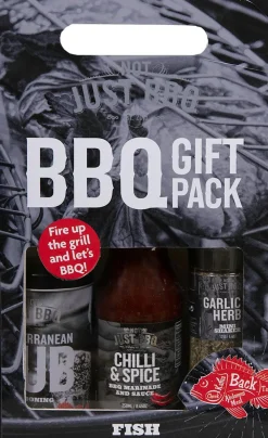Not Just BBQ Geschenkset Fisch 3-teilig Schmankerl & Leckerbissen